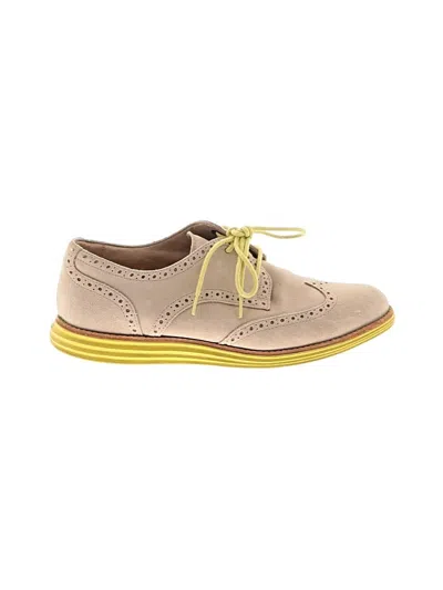 Pre-owned Cole Haan Flats In Brown