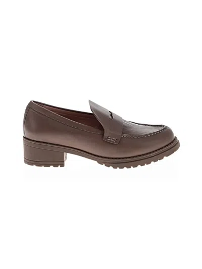 Pre-owned Cole Haan Flats In Brown