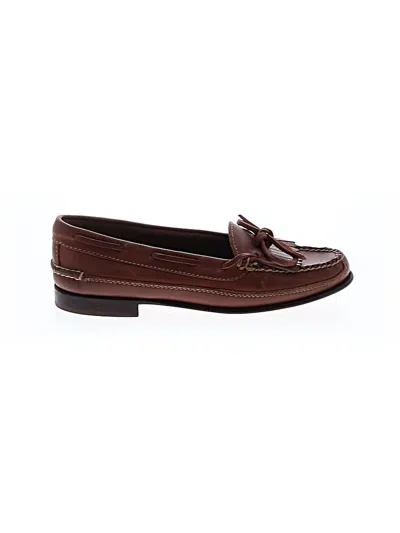 Pre-owned Cole Haan Flats In Brown