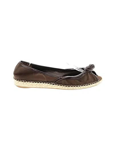 Pre-owned Cole Haan Flats In Brown