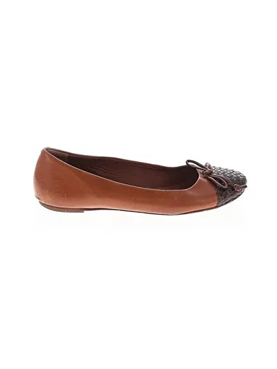 Pre-owned Cole Haan Flats In Brown