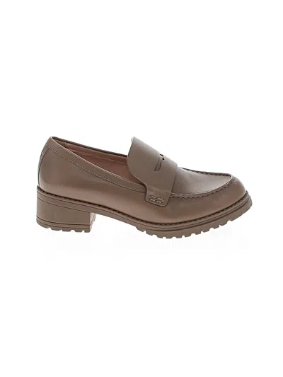 Pre-owned Cole Haan Flats In Brown