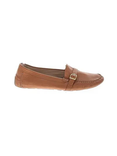 Pre-owned Cole Haan Flats In Brown
