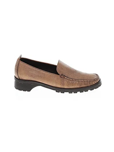 Pre-owned Cole Haan Flats In Brown