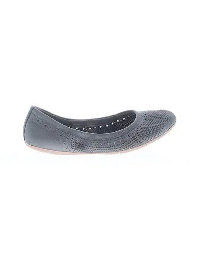 Pre-owned Cole Haan Flats In Gray