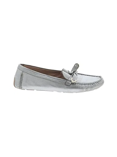 Pre-owned Cole Haan Flats In Gray