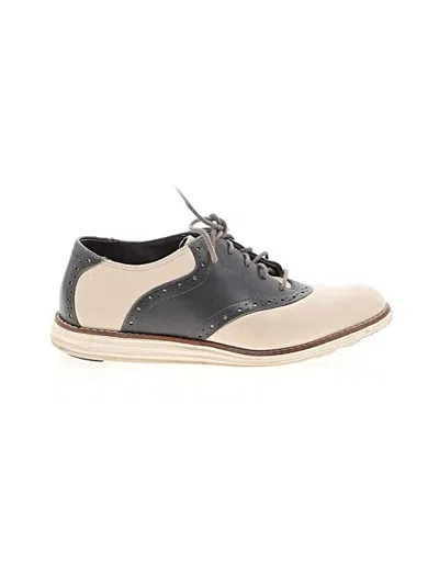 Pre-owned Cole Haan Flats In Gray