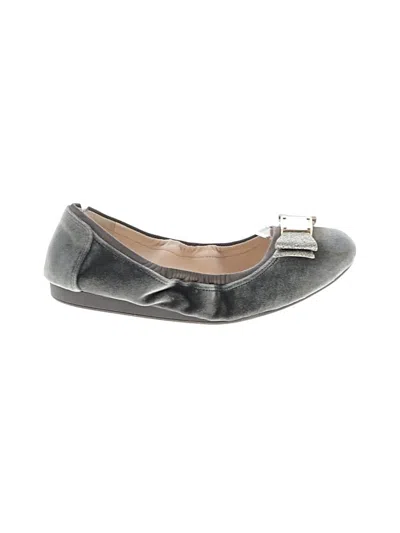 Pre-owned Cole Haan Flats In Gray