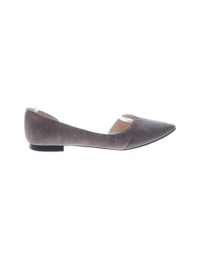 Pre-owned Cole Haan Flats In Gray