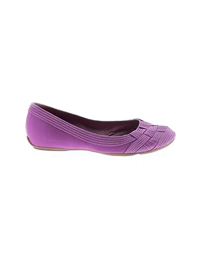 Pre-owned Cole Haan Flats In Purple