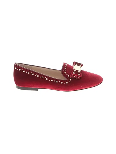 Pre-owned Cole Haan Flats In Red