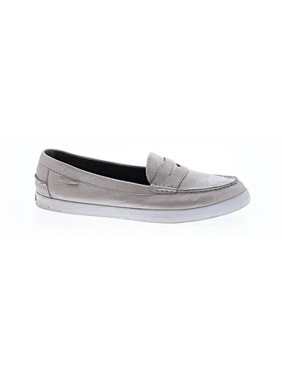 Pre-owned Cole Haan Flats In Silver