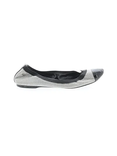 Pre-owned Cole Haan Flats In Silver