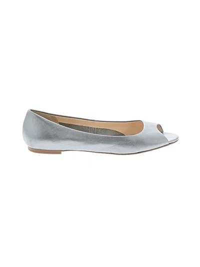 Pre-owned Cole Haan Flats In Silver