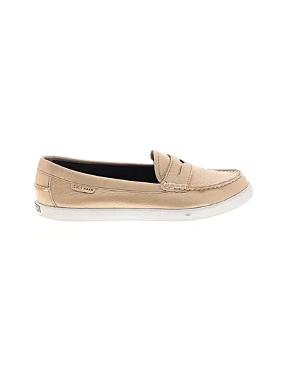 Pre-owned Cole Haan Flats In Tan