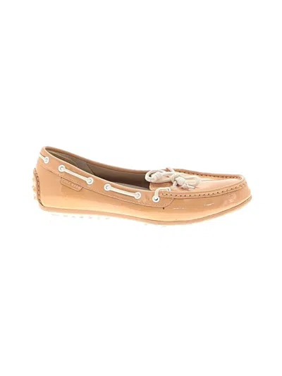 Pre-owned Cole Haan Flats In Tan