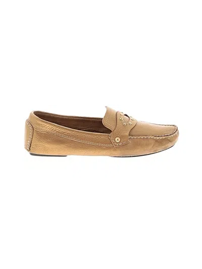 Pre-owned Cole Haan Flats In Tan