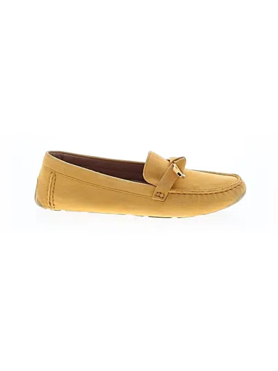 Pre-owned Cole Haan Flats In Yellow