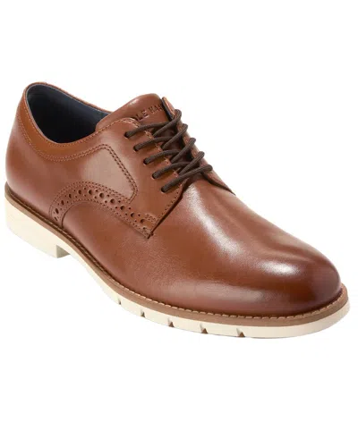 Cole Haan Flexgrand Leather Oxford In Animal Print