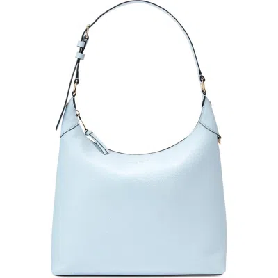 Cole Haan Florence Small Leather Hobo Bag In Blue