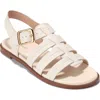 Cole Haan Flynn Fisherman Sandal In Ivory Leather