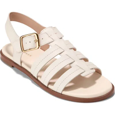 Cole Haan Flynn Fisherman Sandal In Ivory Leather