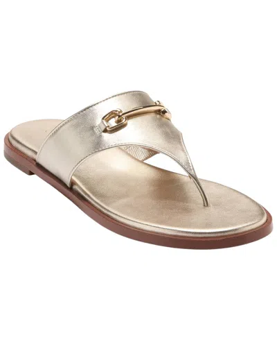 Cole Haan Flynn Leather Thong Sandal In Neutral
