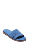 Cole Haan Flynn Slide Sandal In Dutch Blue Suede