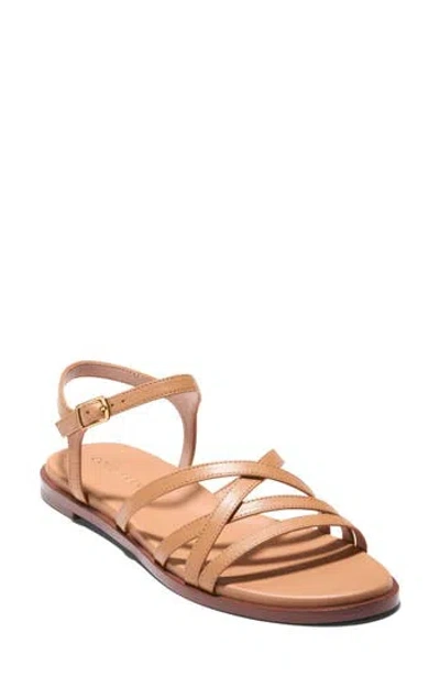 Cole Haan Flynn Strappy Sandal In Biscuit Leather