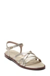 Cole Haan Flynn Strappy Sandal In Soft Gold Leather