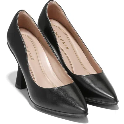 Cole Haan Ga York Womens Leather Slip On Pumps In Black