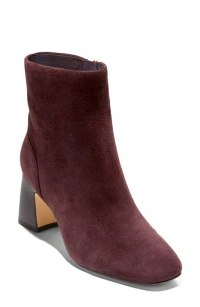 Cole Haan Gemma Bootie In Burgundy