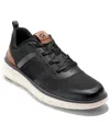 Cole Haan Men's Generation Zerãgrand Stitchlite Lace-up Sneakers In Black,british Tan,ivory