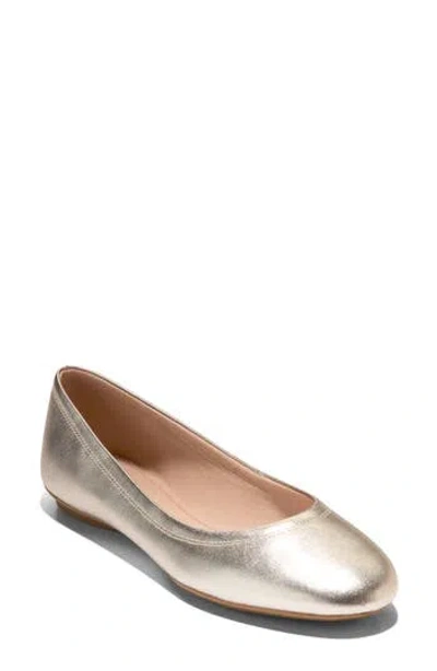 Cole Haan Georgie Ballet Flat In Gold