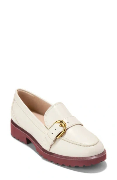 Cole Haan Giana Buckle Loafer In Ivory