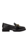 Cole Haan Giana Buckle Loafers In Black