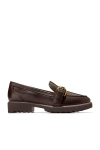 Cole Haan Giana Buckle Loafers In Brown