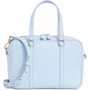 Cole Haan Go Anywhere Leather Satchel In Blue