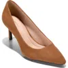 Cole Haan Vivica Pointed Toe Pump In Brown