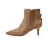 Cole Haan Go-to Park Ankle Boot 65 Mm Irish Coffee Suede W29353 Women's In Brown