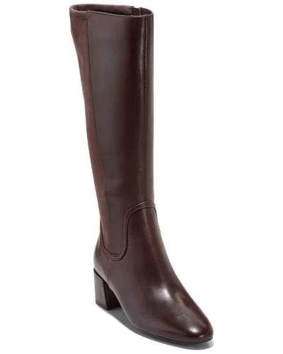 Cole Haan Go-to Serenna Tall Shaft Leather Boot In Brown