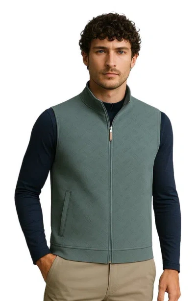 Cole Haan Golf Apparel Artisan Vest In Animal Print