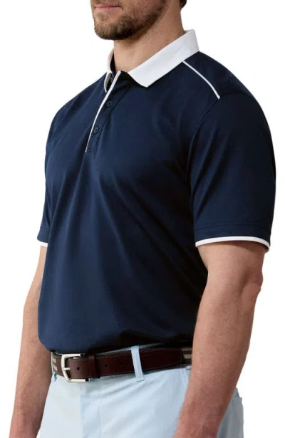Cole Haan Golf Apparel Trafton Polo In Blue
