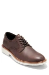 Cole Haan Goto Leather Plain Toe Derby In Ch Dark Coffee