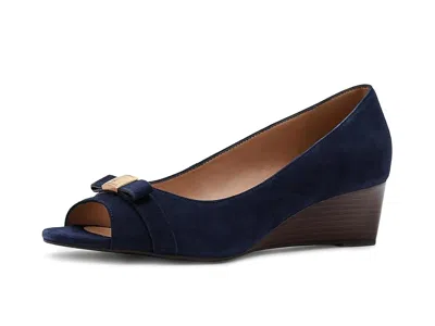 Cole Haan Go-to Malta Peep Toe Bow High In Multi