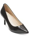 COLE HAAN GOTO PARK 65MM WOMENS FAUX LEATHER POINTED TOE PUMPS