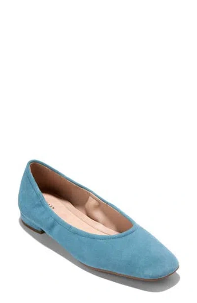 Cole Haan Go-to Valinda Ballet Flat In Blue