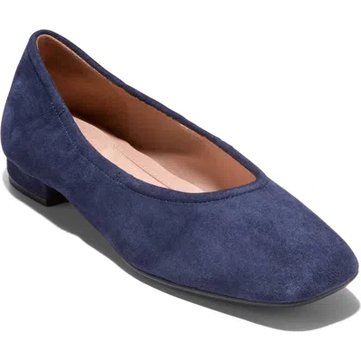 Cole Haan Go-to Valinda Ballet Flat In Blue