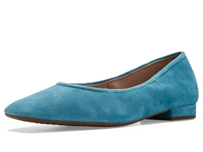 Cole Haan Go-to Valinda Ballet Flats Women's Shoes Provincial Blue Suede: 6.5 B - Medium