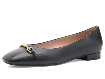 Cole Haan Go-to Verley Horsebit Ballet Flats Women's Shoes Black Leather: 8.5 B - Medium